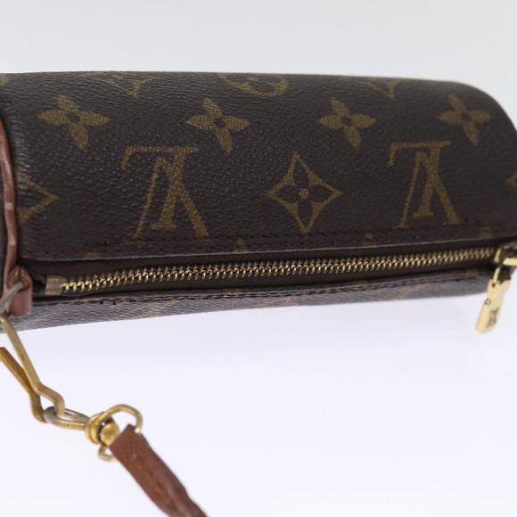 LOUIS VUITTON Monogram Papillon Pouch LV Auth 75515 - Picture 6 of 16